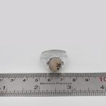 انگشتر عقیق شجر نقره مردانه دست ساز طرح ماه - Image 4