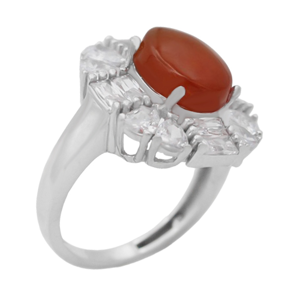 4-1-1690red-agate-soheila-ring (1) انگشتر عقیق یمنی سرخ زنانه نقره