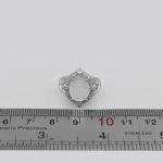 انگشتر در نجف نقره زنانه طرح مونا - Image 4