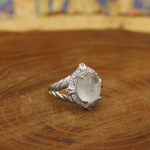 انگشتر در نجف نقره زنانه طرح مونا - Image 2