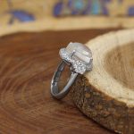 انگشتر در نجف نقره زنانه طرح مارال - Image 2