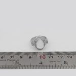 انگشتر در نجف نقره زنانه طرح مارال - Image 4