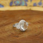 انگشتر در نجف نقره زنانه طرح مارال - Image 3