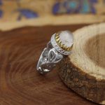 انگشتر در نجف نقره مردانه طرح خلیل - Image 2