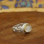 انگشتر در نجف نقره مردانه طرح خلیل - Image 3