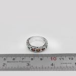 انگشتر چند سنگ الماس تراش نقره دست ساز مردانه طرح پرویز - Image 4