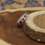 انگشتر چند سنگ الماس تراش نقره دست ساز مردانه طرح پرویز - Image 2