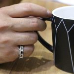 انگشتر چند سنگ الماس تراش نقره دست ساز مردانه طرح پرویز - Image 5