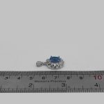 گردنبند توپاز الماس تراش زنانه نقره طرح هدی - Image 4