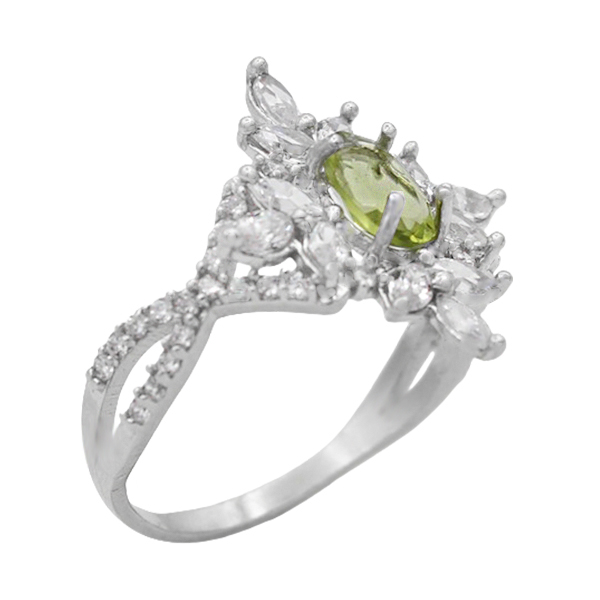5-1-177 peridot-haleh-woman-ring(1) بهترین انگشتر زبرجد نفیس