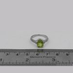 انگشتر زبرجد الماس تراش نقره زنانه طرح فرناز - Image 4