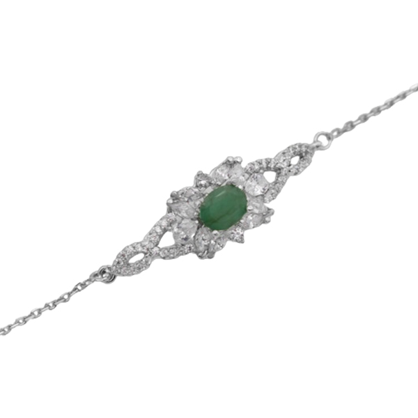 6-4-024emerald-sarieh-bracelet (1) زیباترین دستبند زمرد ظریف