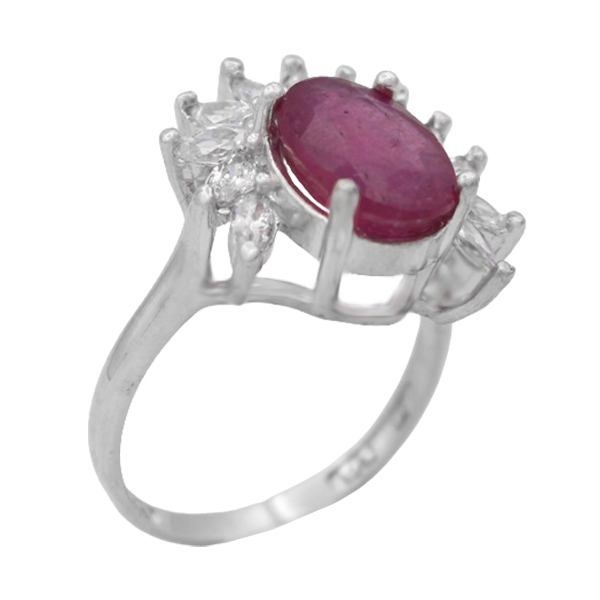 7-1-468red-ruby-farzaneh-woman-ring (1) انگشتر یاقوت سرخ زنانه نقره