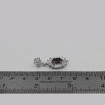 گردنبند گارنت الماس تراش نقره زنانه طرح سارا - Image 4