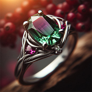 انگشتر الکساندریت زنانه برای چه ماهی است