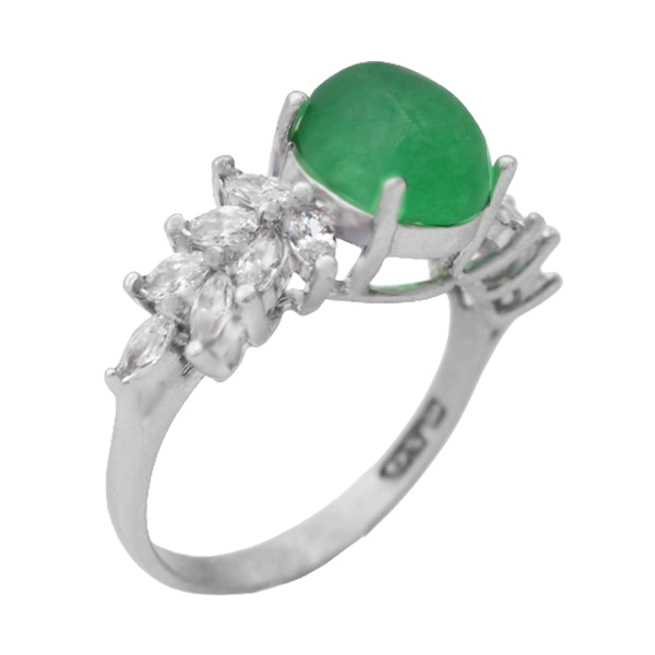 11-1-108jade-parasto-silver-ring (1) زیباترین انگشتر یشم ارزان