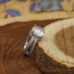 انگشتر در نجف نقره زنانه طرح فریال - Image 2