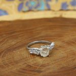 انگشتر در نجف نقره زنانه طرح پوپک - Image 3