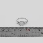 انگشتر در نجف نقره زنانه طرح پوپک - Image 4