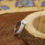 انگشتر در نجف نقره زنانه طرح شکوه - Image 2