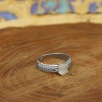 انگشتر در نجف نقره زنانه طرح شکوه - Image 3