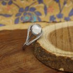 انگشتر در نجف نقره زنانه طرح کتایون - Image 2