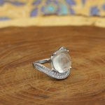 انگشتر در نجف نقره زنانه طرح صبرا - Image 3