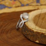 انگشتر در نجف نقره زنانه طرح غزاله - Image 3