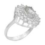 انگشتر در نجف نقره زنانه طرح ارغوان