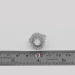 انگشتر در نجف نقره زنانه طرح ارغوان - Image 4