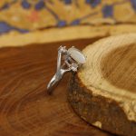 انگشتر در نجف نقره زنانه طرح طناز - Image 3