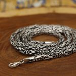 زنجیر نقره طرح ظریف آتون با عیار ۹۲۵ مخصوص گردنبند (55 سانتی متری) - Image 3