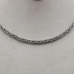 زنجیر نقره طرح ظریف آتون با عیار ۹۲۵ مخصوص گردنبند (55 سانتی متری) - Image 2