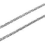 زنجیر نقره طرح ظریف آتون با عیار ۹۲۵ مخصوص گردنبند (60 سانتی متری)