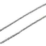 زنجیر نقره طرح ظریف آتون با عیار ۹۲۵ مخصوص گردنبند (55 سانتی متری)