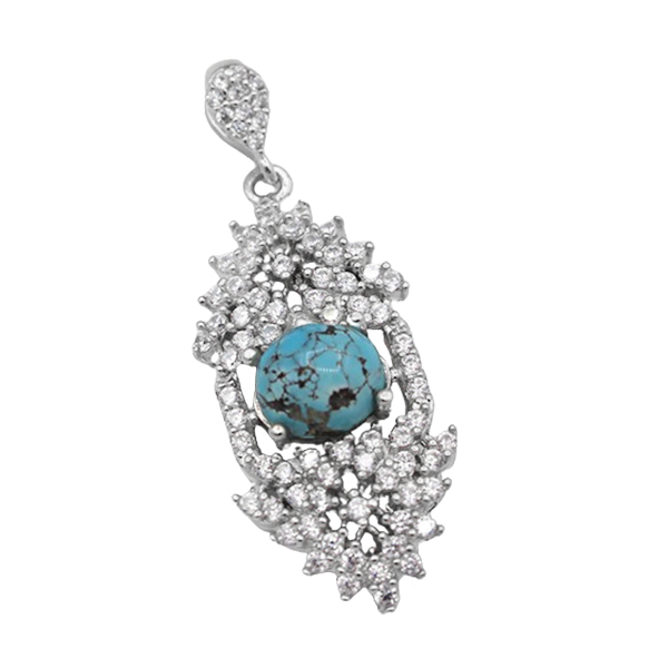 2-3-188turquois-mahtab-necklace (1) گردنبند فیروزه زیبا