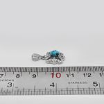 گردنبند فیروزه نیشابوری نقره زنانه طرح محبوبه - Image 4