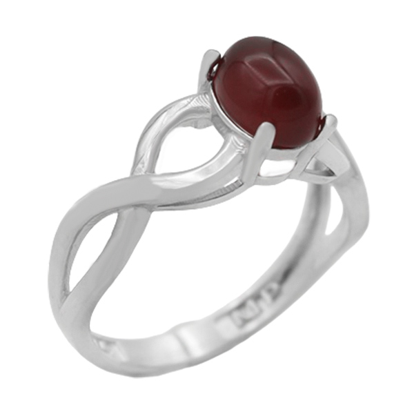 4-1-1716 red-agate-narges-ring(1) انگشتر عقیق سرخ زنانه نقره