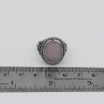 انگشتر عقیق کبود یمنی نقره مردانه طرح حاتم - Image 4