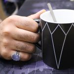 انگشتر عقیق کبود یمنی نقره مردانه طرح مسیح - Image 5