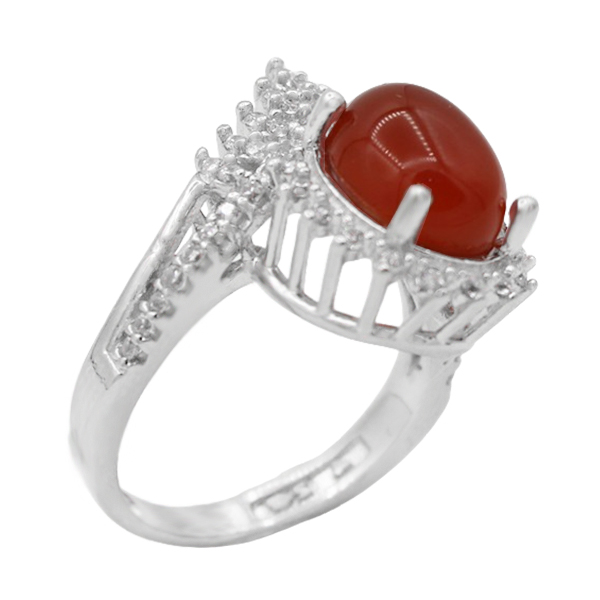 4-1-1733red-agate-tajolmolok-ring (1) انگشتر عقیق سرخ زنانه نقره