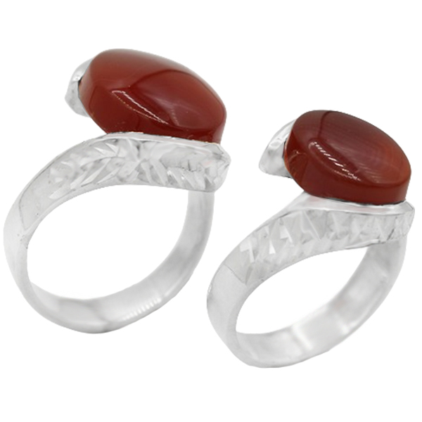 4-1-1744 red-agate-sedreh-ring(1) زیباترین انگشتر عقیق یمنی سرخ ست ظریف