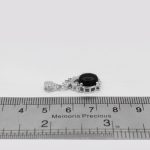 گردنبند عقیق مشکی نقره زنانه طرح پارمیس - Image 4