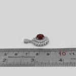 گردنبند عقیق سرخ نقره زنانه طرح سیما - Image 4