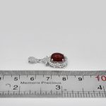 گردنبند عقیق سرخ نقره زنانه طرح گلاره - Image 4