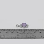 گردنبند عقیق کبود یمنی نقره زنانه طرح هانیه - Image 4