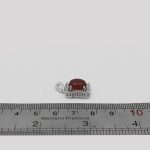 گردنبند عقیق سرخ نقره زنانه طرح مه لقا - Image 4