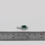 گردنبند عقیق سبز نقره زنانه طرح زلیخا - Image 4