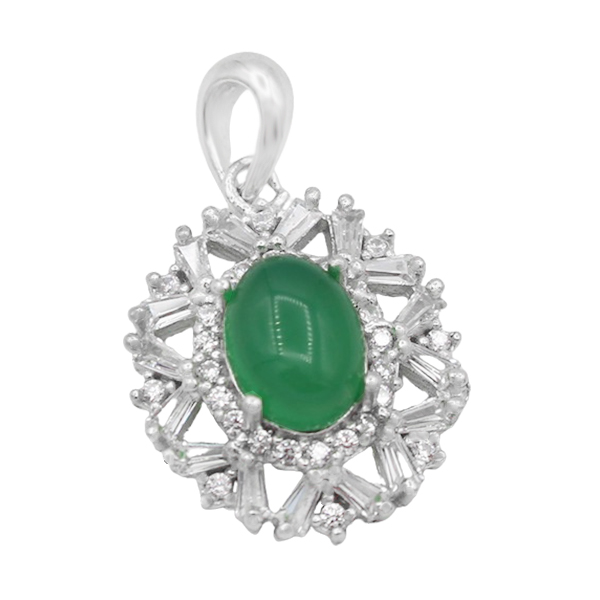 4-3-573lian-green-agate-necklace (1) زیباترین گردنبند عقیق سبز ظریف