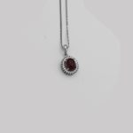 گردنبند عقیق سرخ نقره زنانه طرح مدوسا - Image 3